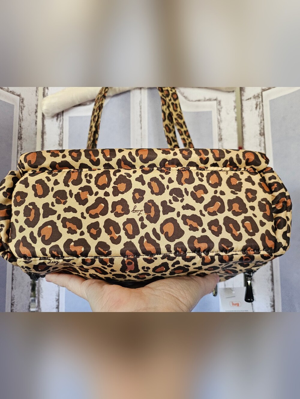 $90 Retail NWT Lug Leopard Trolley Crossbody - Rare, Sold-Out Gem! - Picture 6 of 16